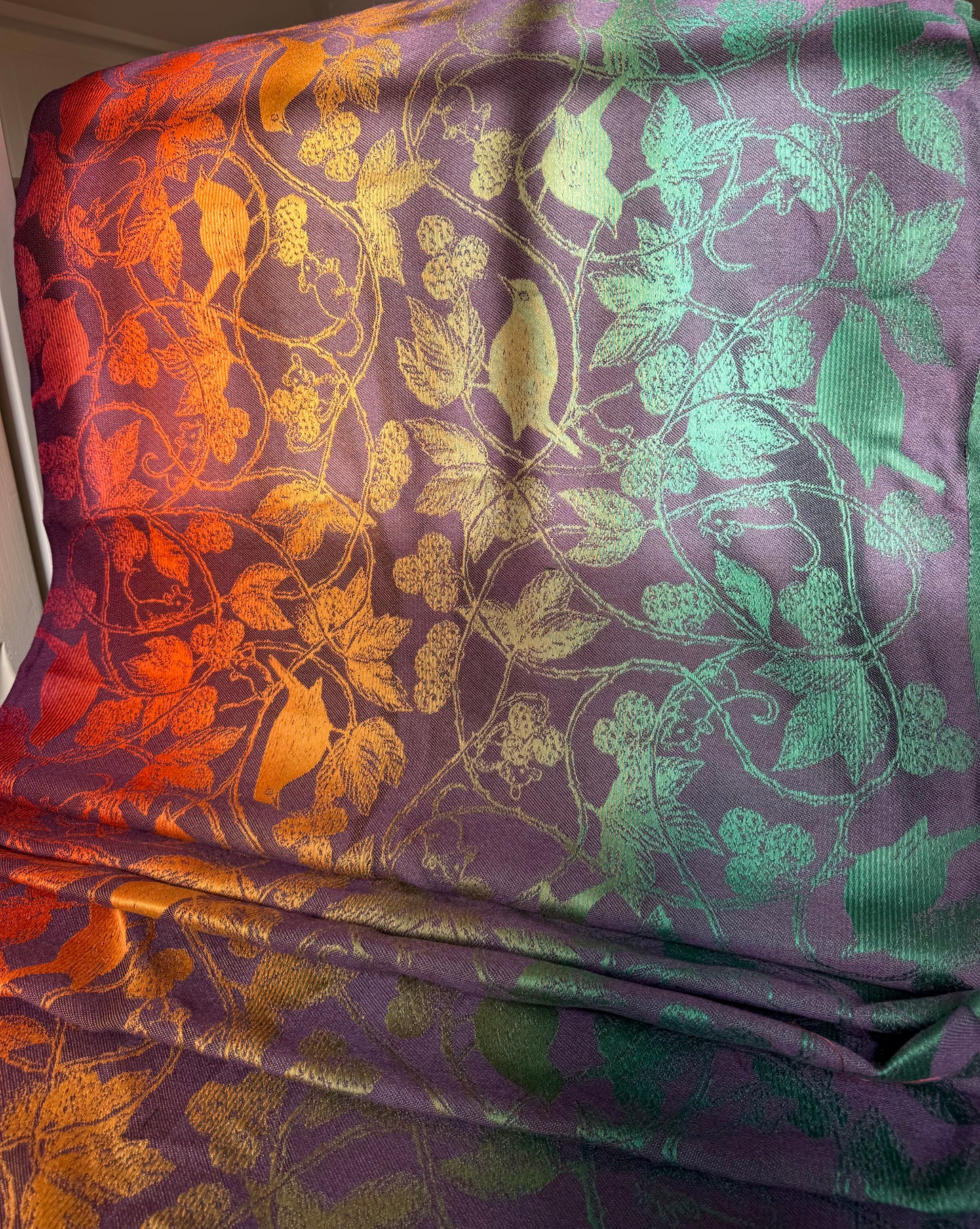 Brambling Blackbirds Woven Baby Wrap