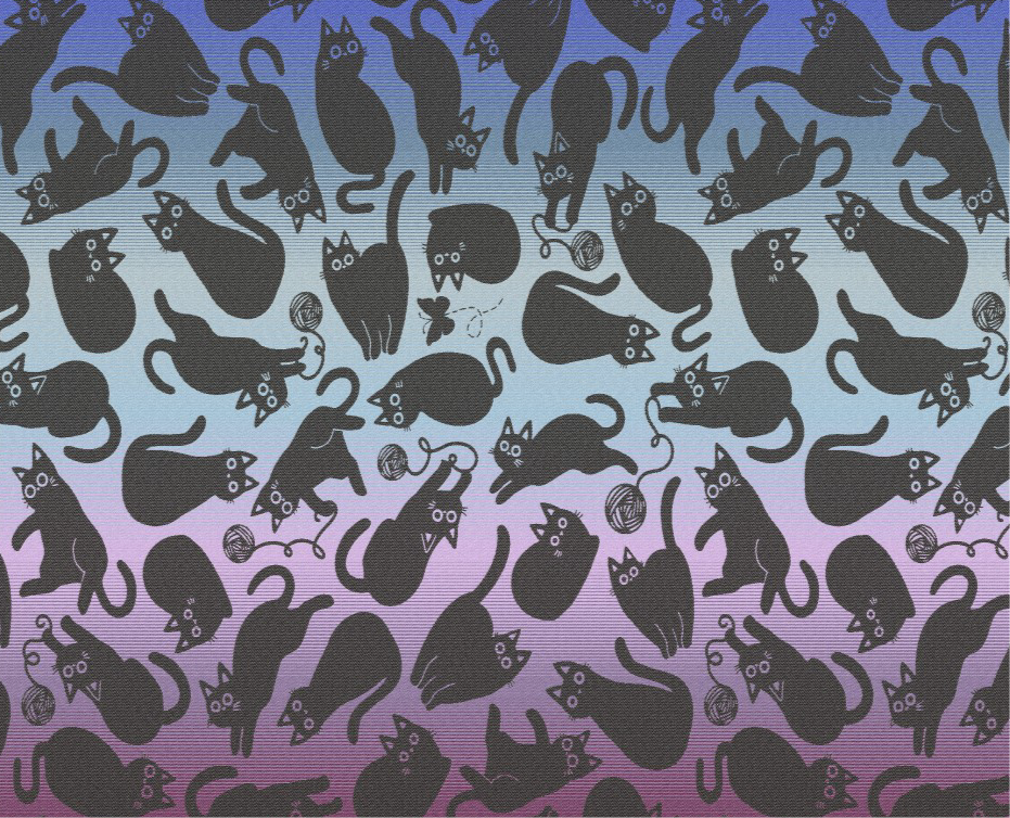 Cutie Cats Dawn Brushed Cotton Blanket