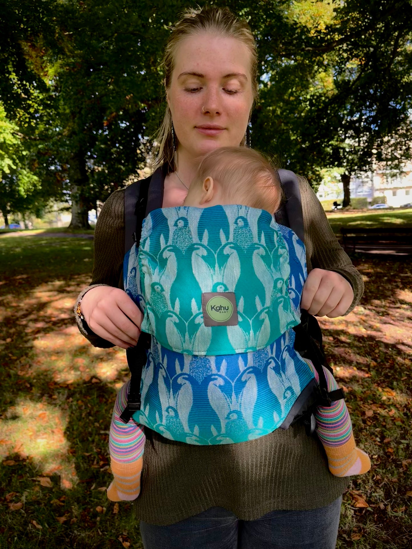 KahuBaby x Yume Penguins Baby Carrier