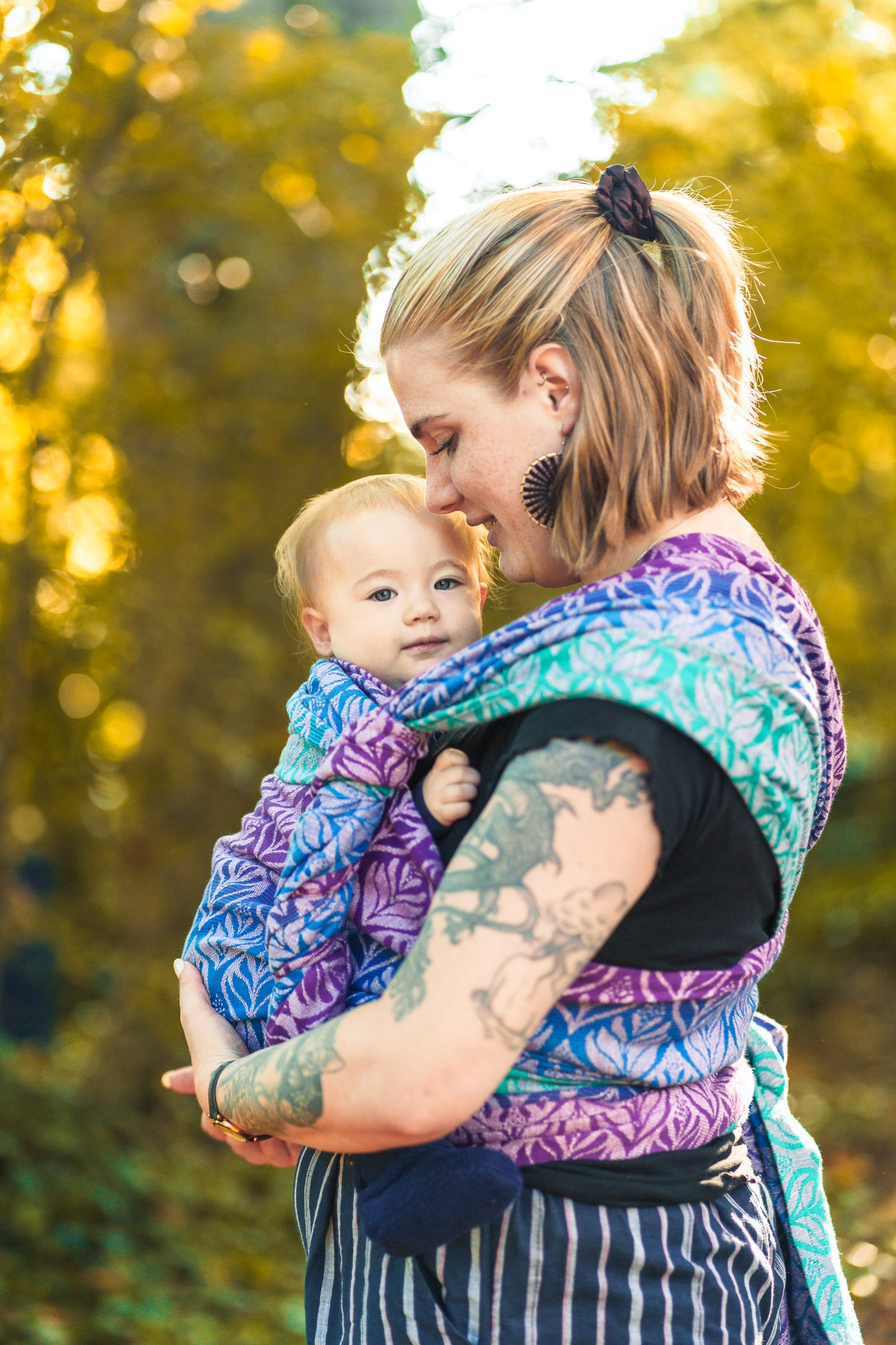 Florette Lavender Ring Sling