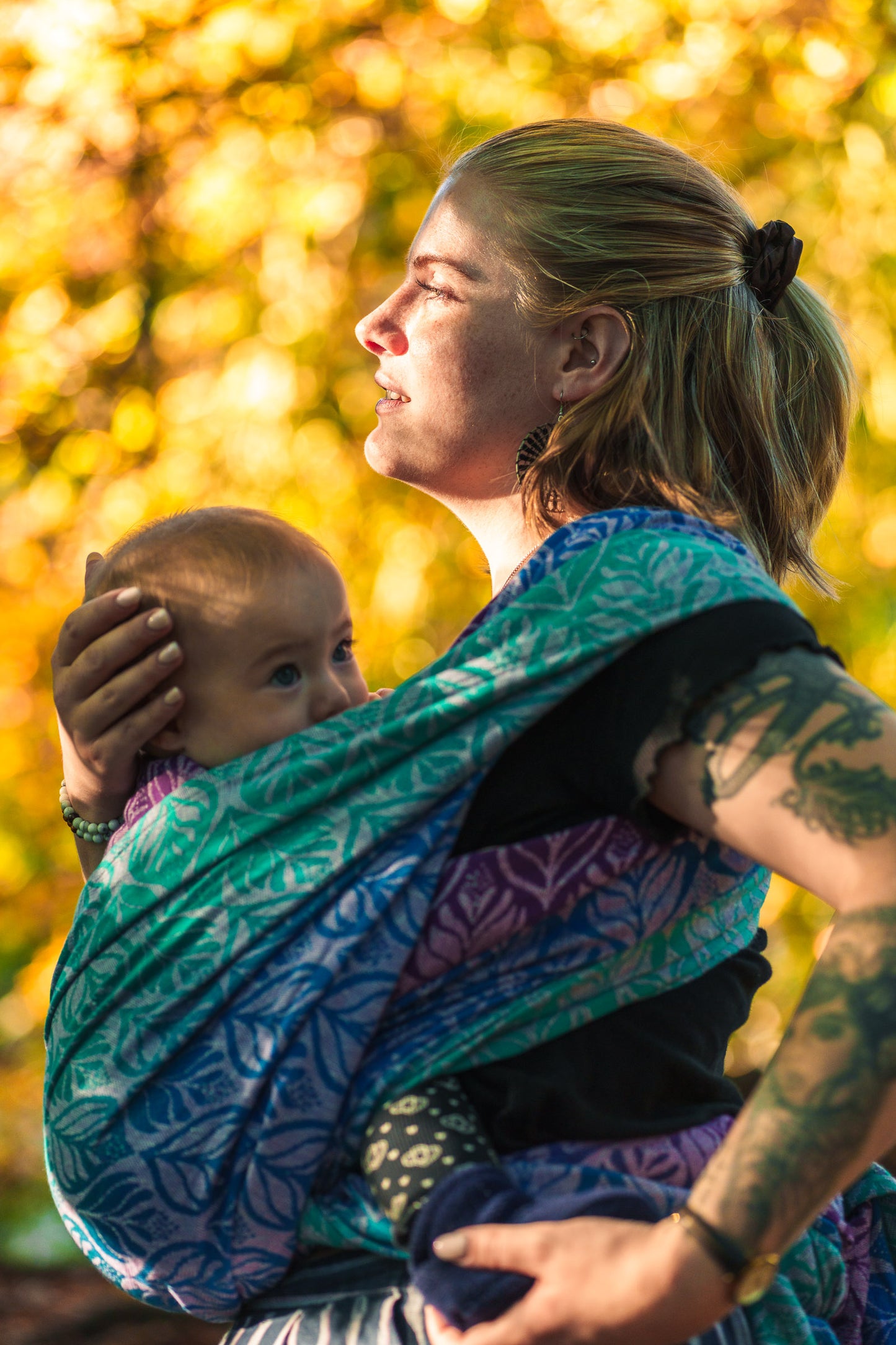 Florette Lavender Ring Sling