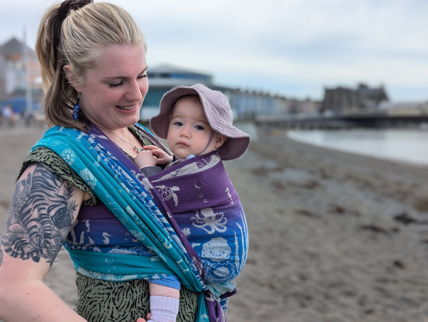 Abyss Sandcastle Woven Baby Wrap