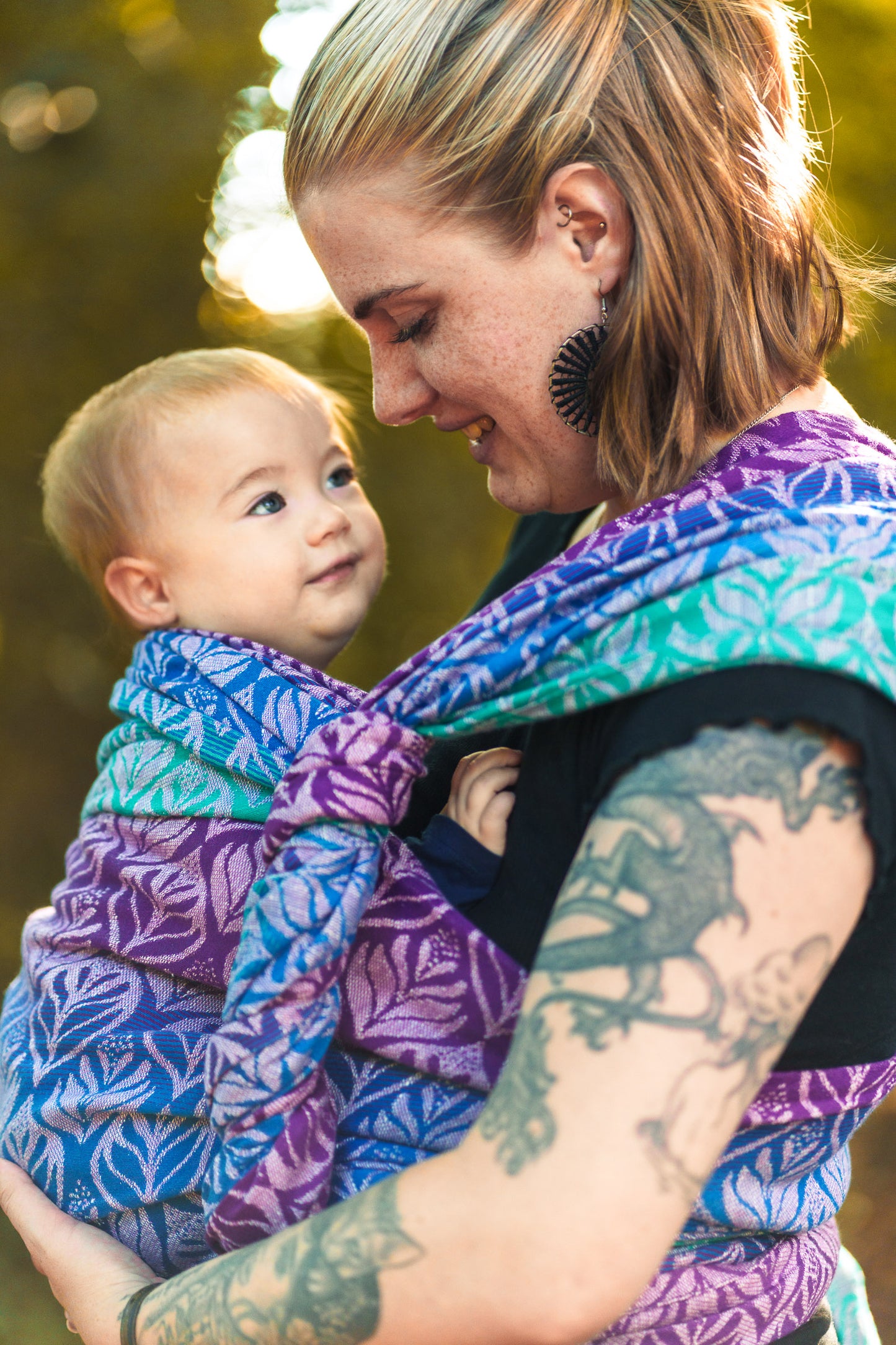Florette Lavender Ring Sling