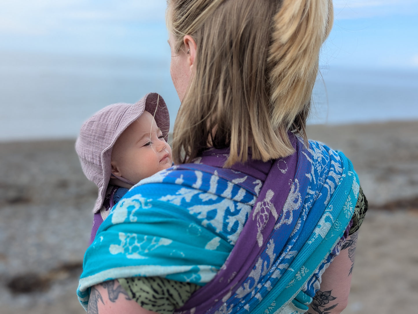 Abyss Sandcastle Woven Baby Wrap