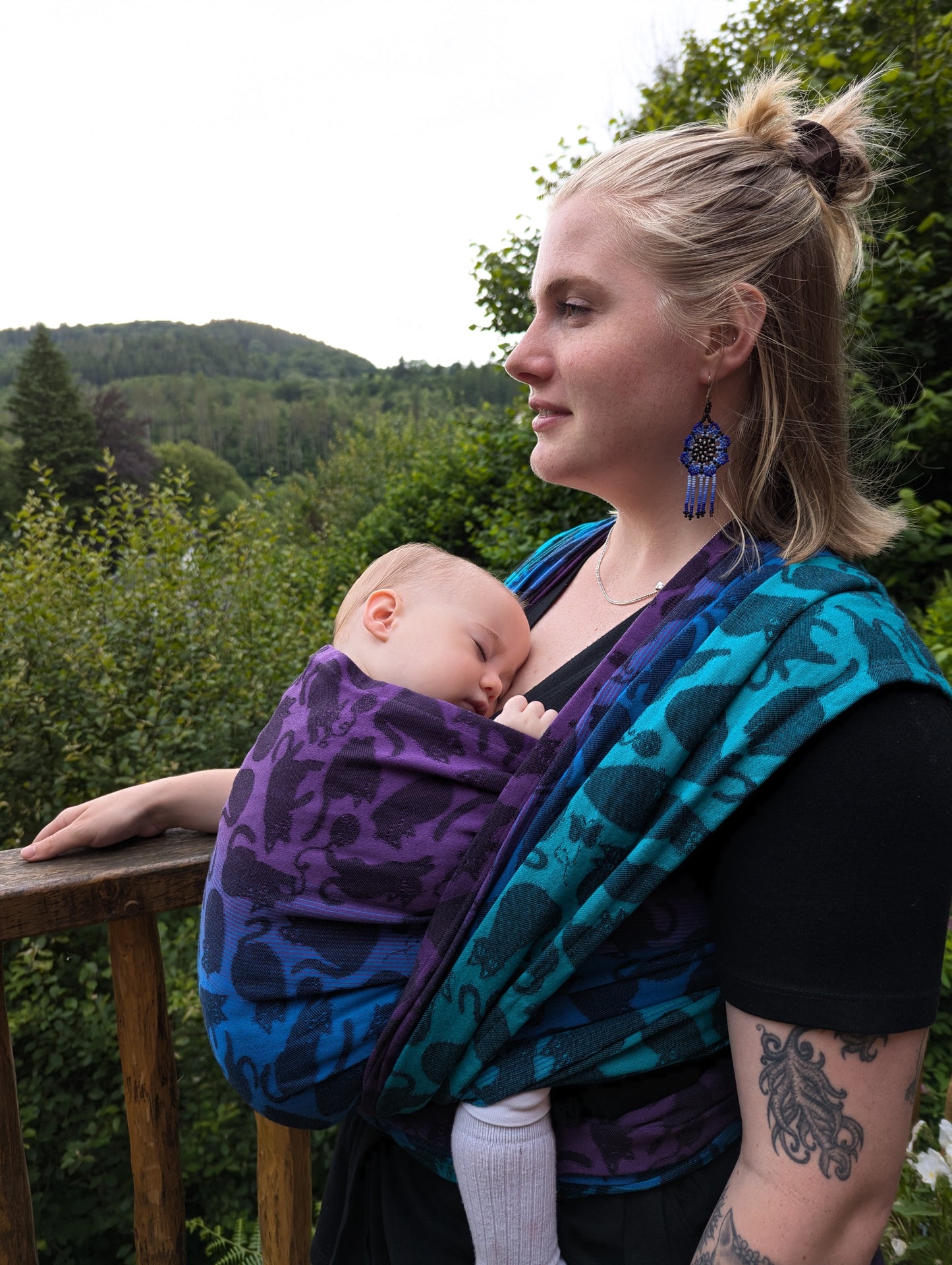 Cutie Cats Jiji Woven Baby Wrap