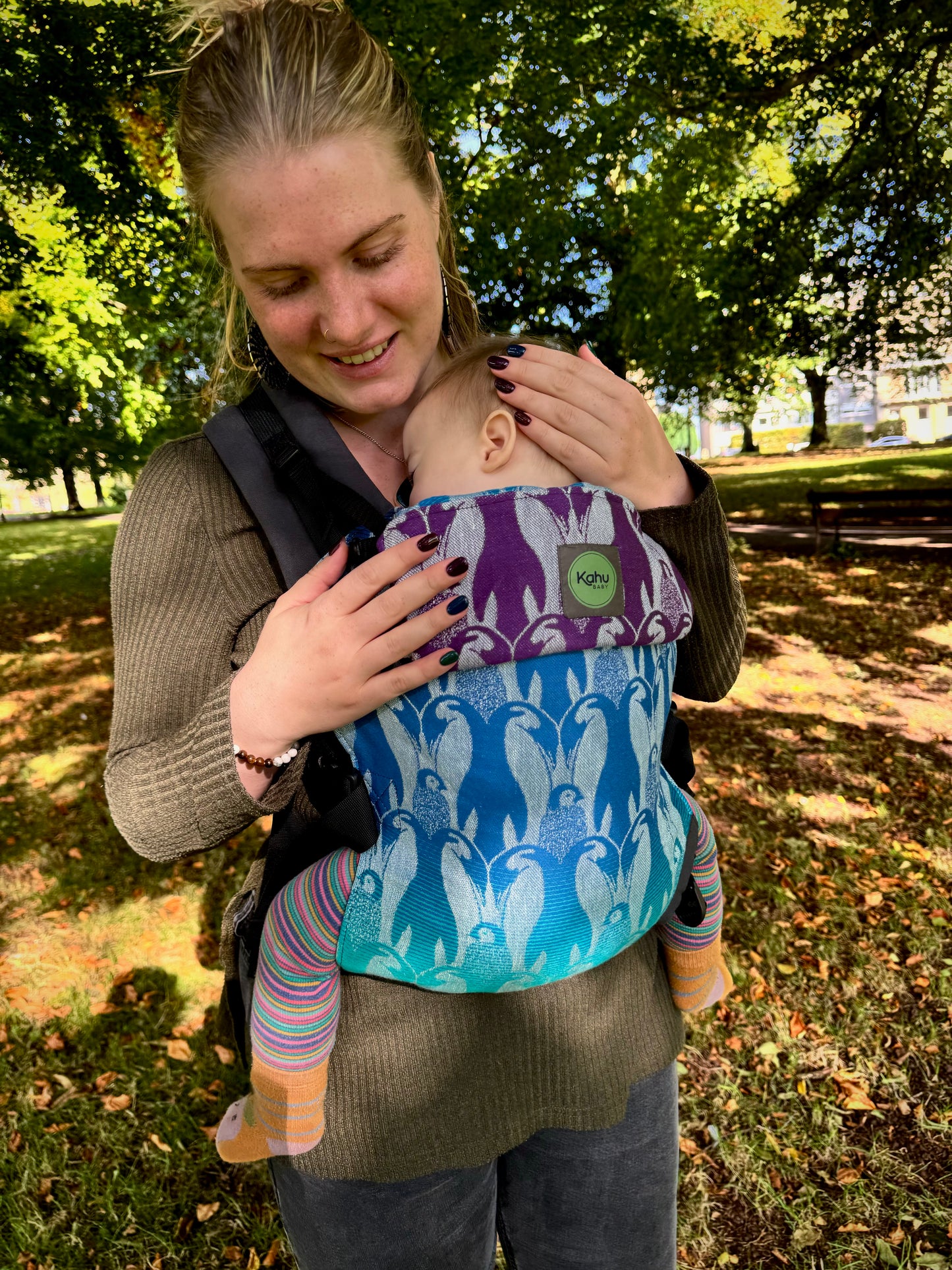 KahuBaby x Yume Penguins Baby Carrier