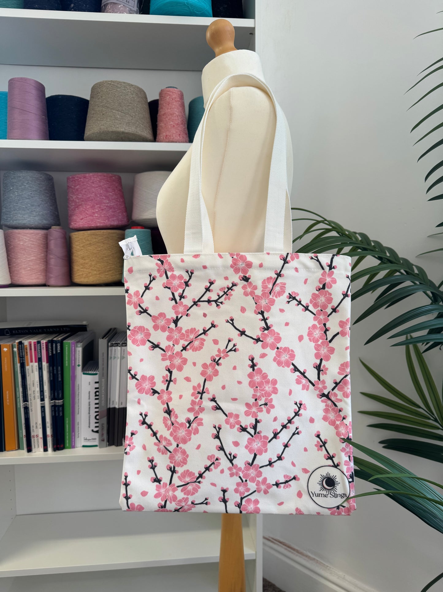Cotton Canvas Tote Bag with Zip