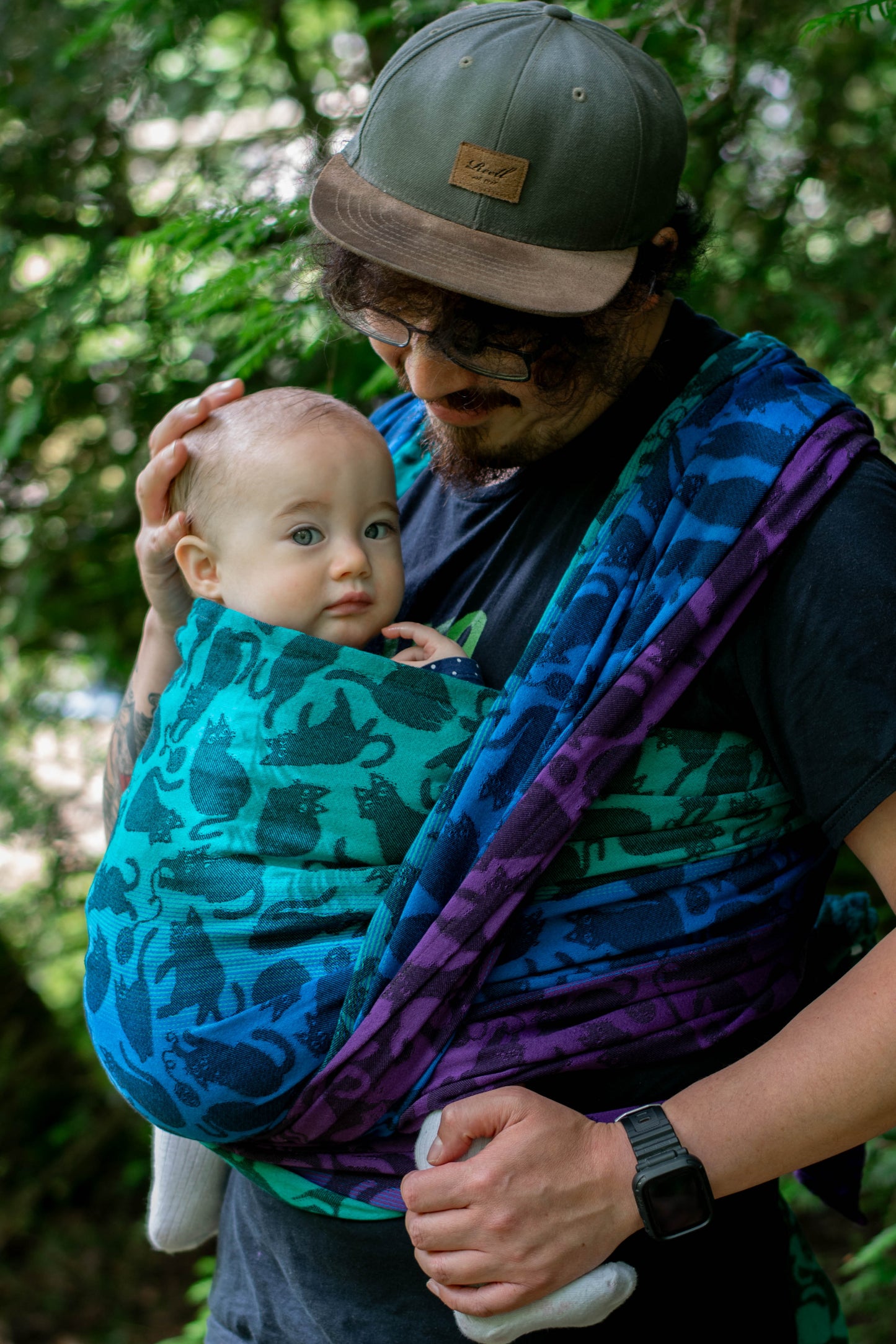 Cutie Cats Jiji Woven Baby Wrap