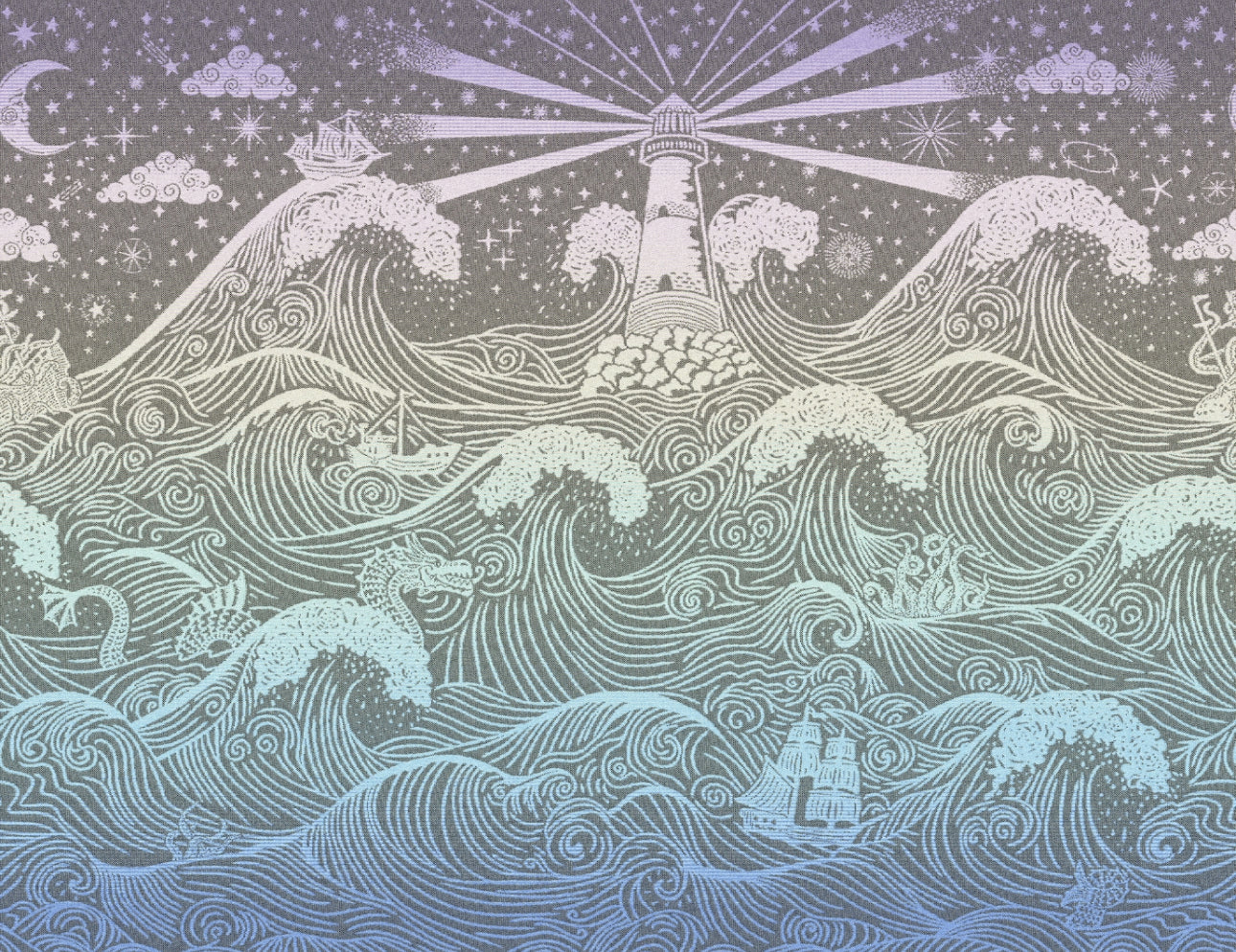 The Lighthouse Myths and Tales Woven Baby Wrap