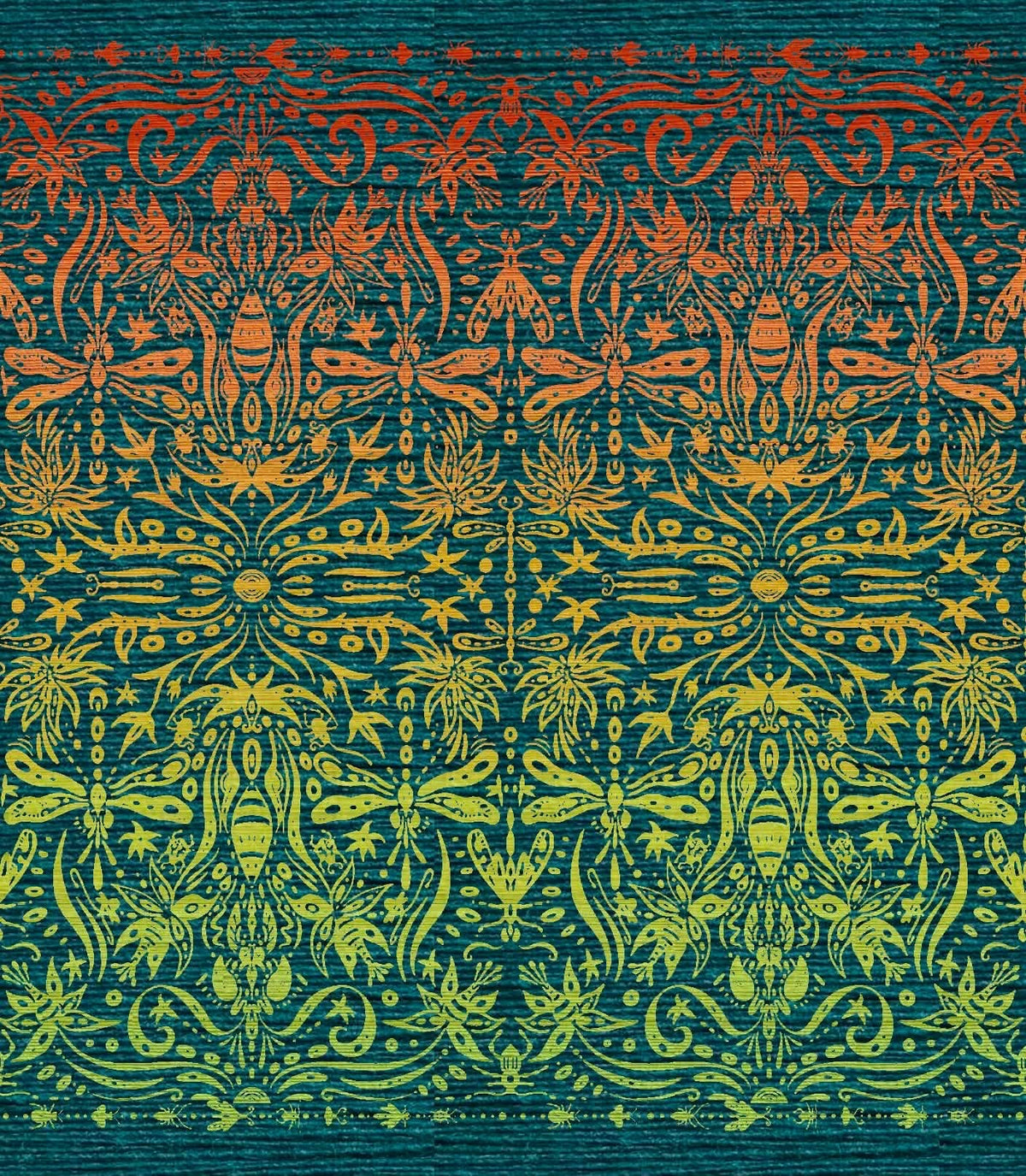 Insectopia ‘Carnival’ Brushed Cotton Blanket - King Size