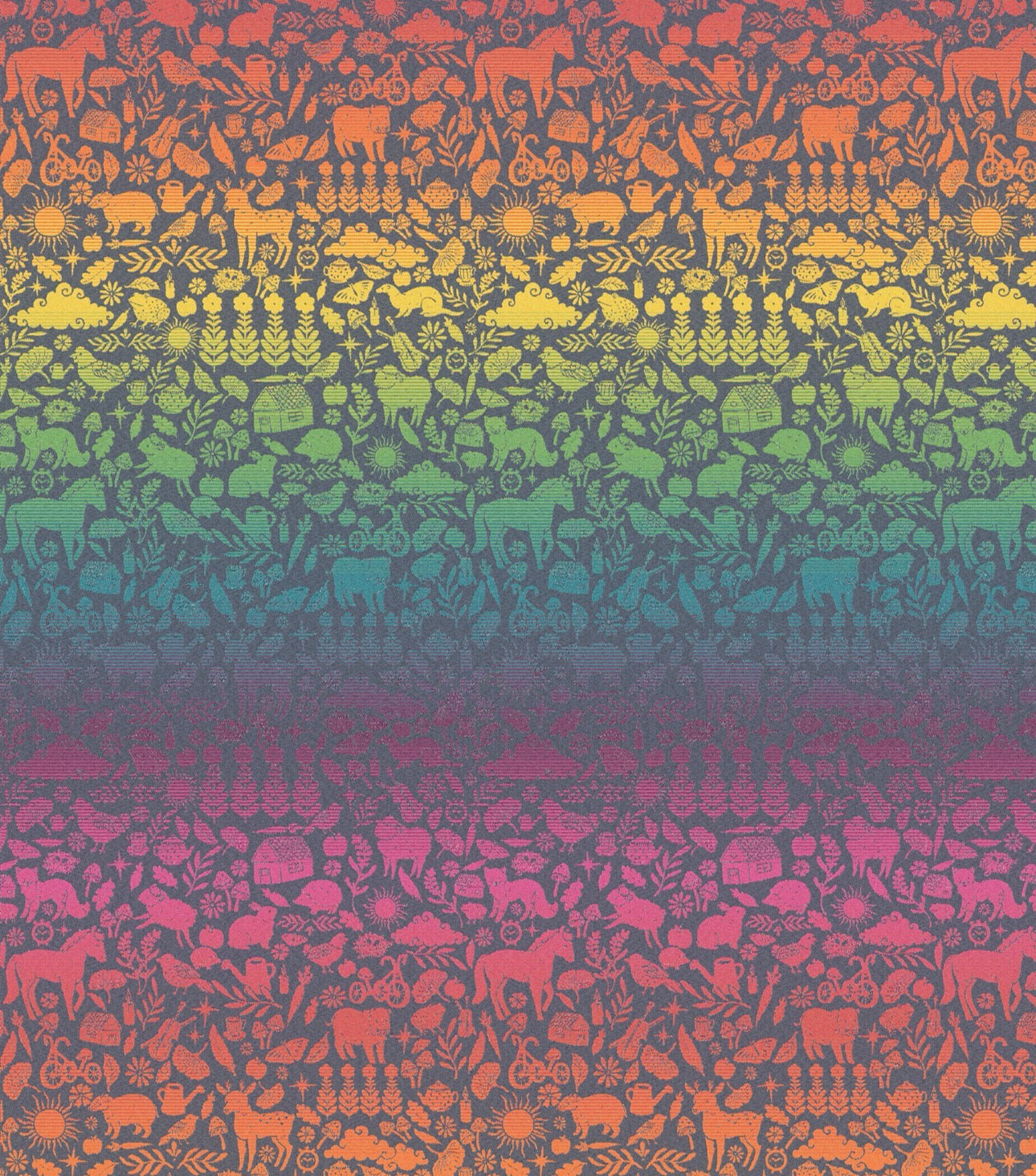 Storytime ‘Over The Rainbow’ Brushed Cotton Blanket