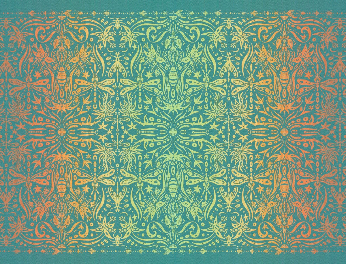 Insectopia ‘Carnival’ Brushed Cotton Blanket - King Size