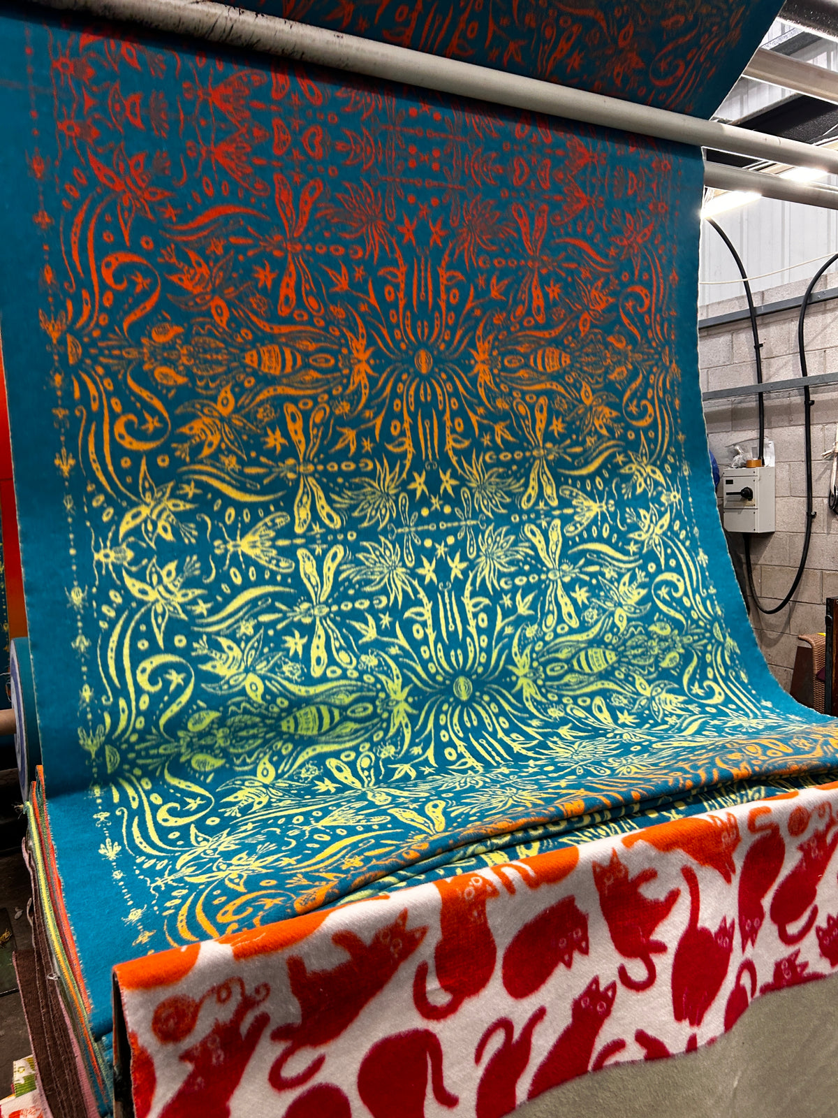 Insectopia ‘Carnival’ Brushed Cotton Blanket - King Size