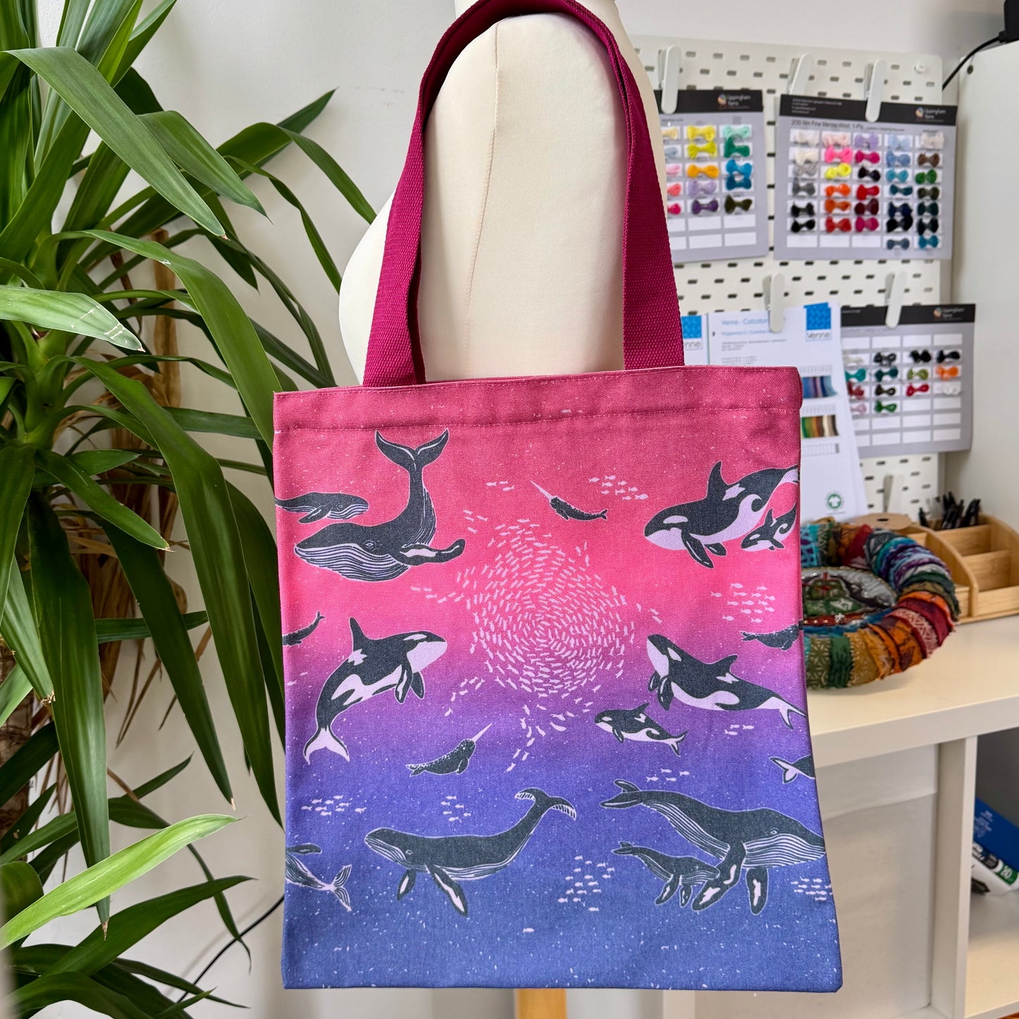 Sailor’s PO Cotton Canvas Tote Bags with Zip