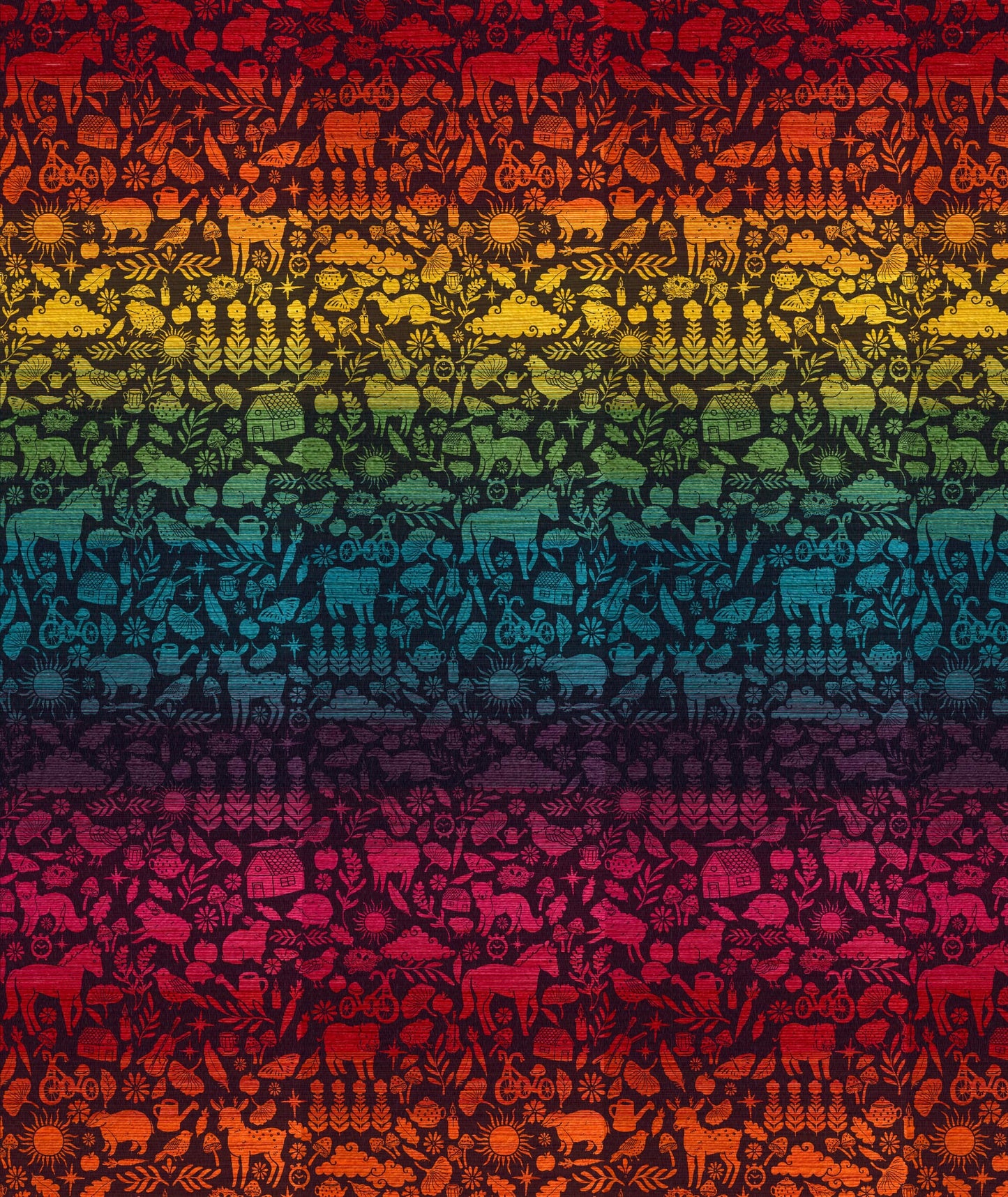 Storytime ‘Over The Rainbow’ Brushed Cotton Blanket