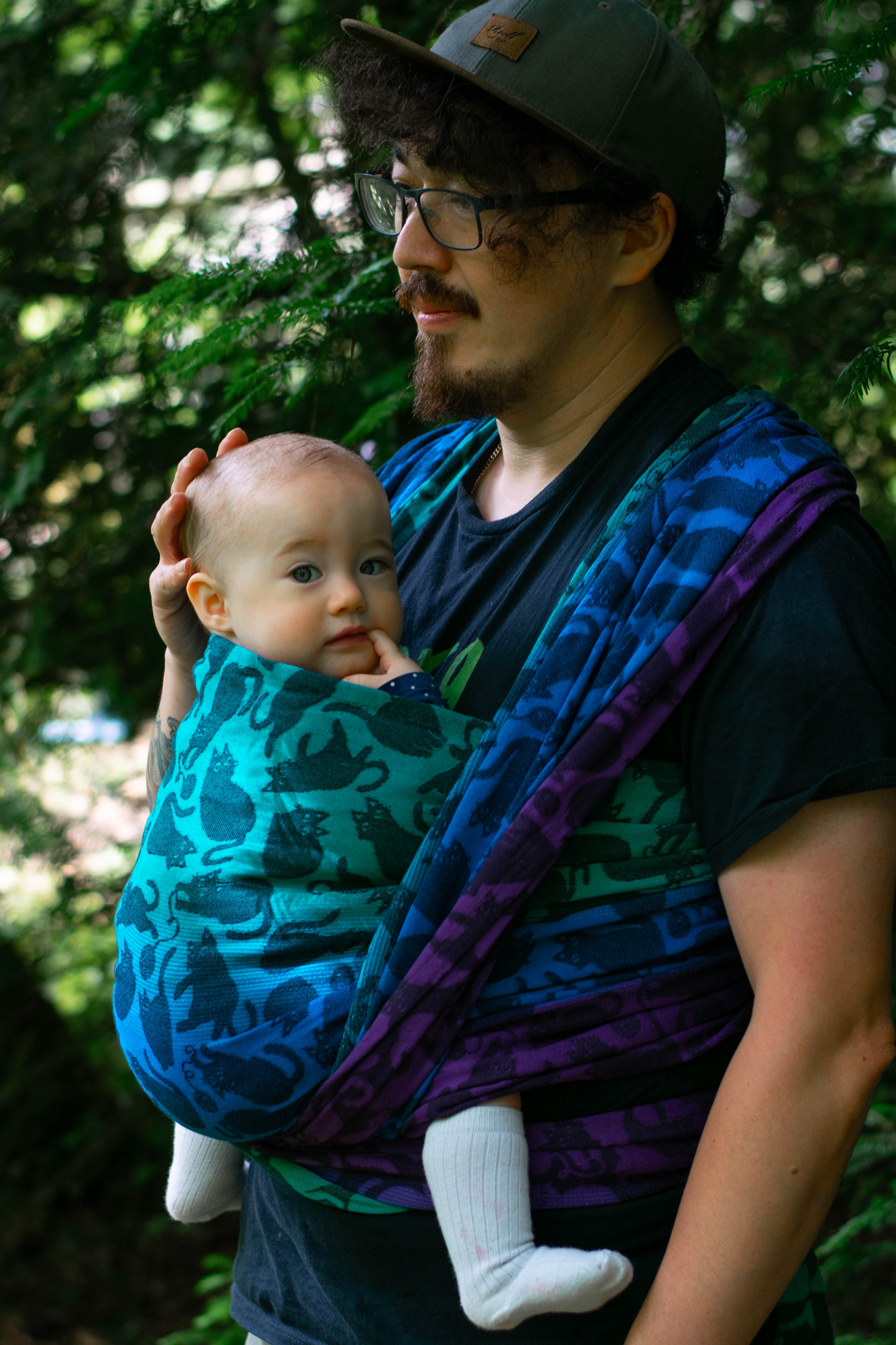 Linen baby wrap carrier deals