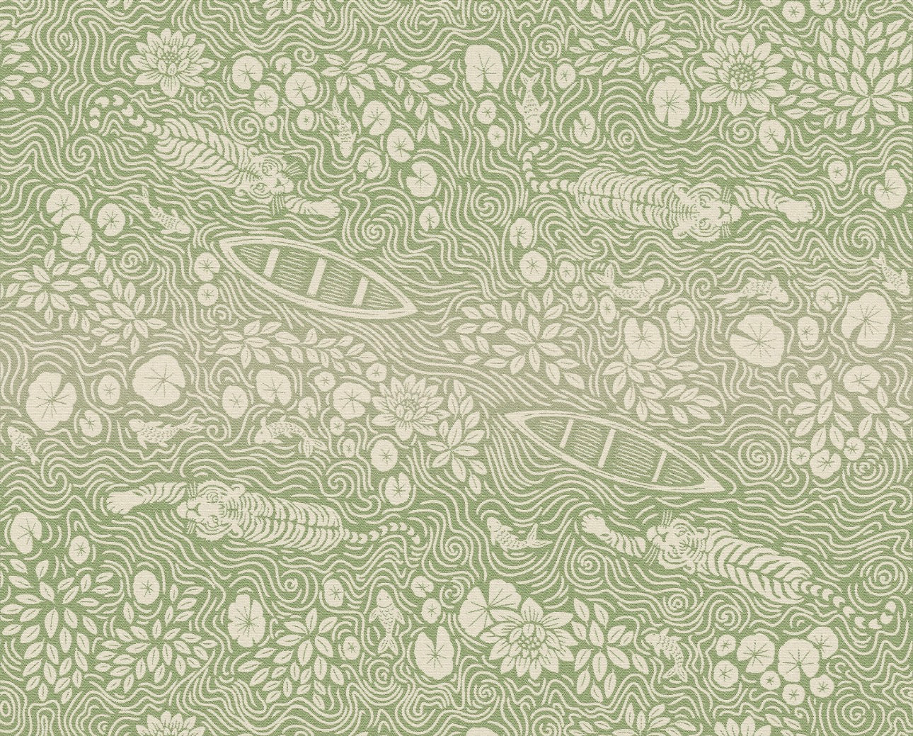Water Tigers ‘Breathe’ Brushed Cotton Blanket - Single Size