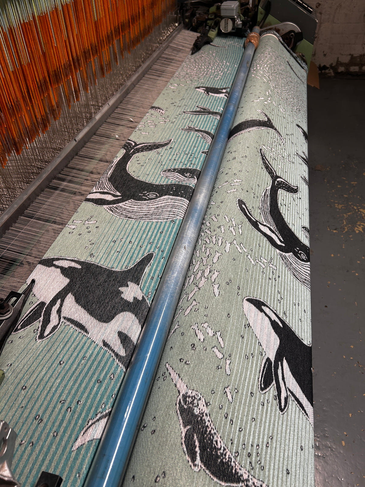 Whales ‘You and Me’ Brushed Cotton Blanket - King Size