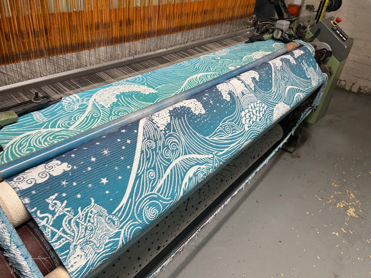 The Lighthouse ‘Sailors Song’ Brushed Cotton Blanket