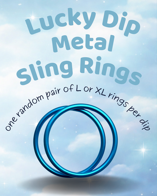 Lucky Dip - random pair of metal sling rings!