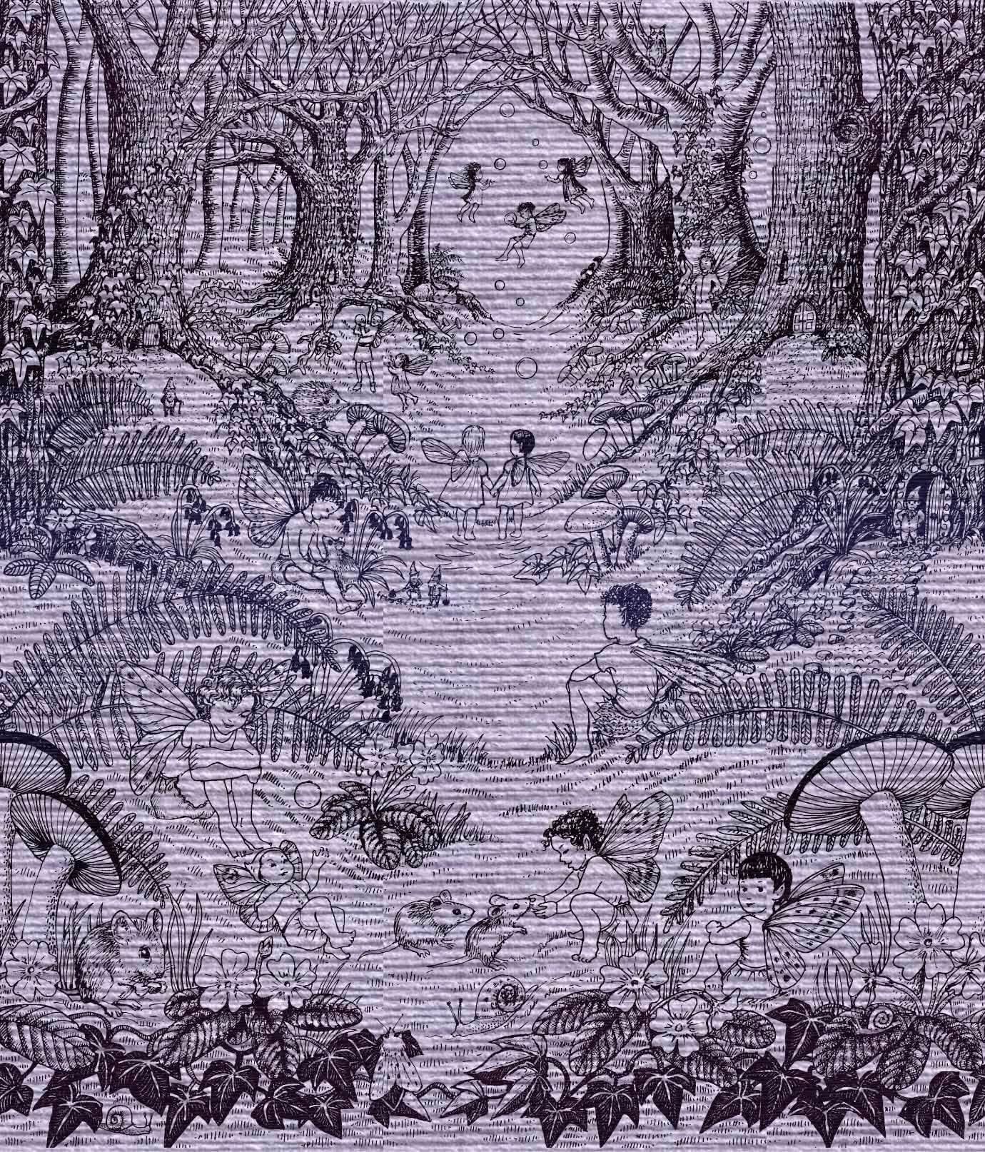 Forest Fairies ‘Lost in a Dream’ Brushed Cotton Blanket - Single Size