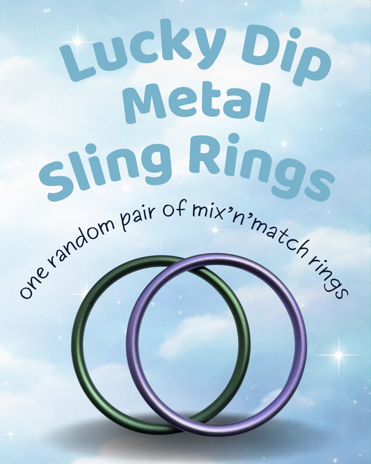 Lucky Dip - random pair of metal sling rings!